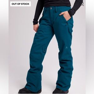 BURTON SOCIETY INSULATED SNOW PANTS WOMEN'S
